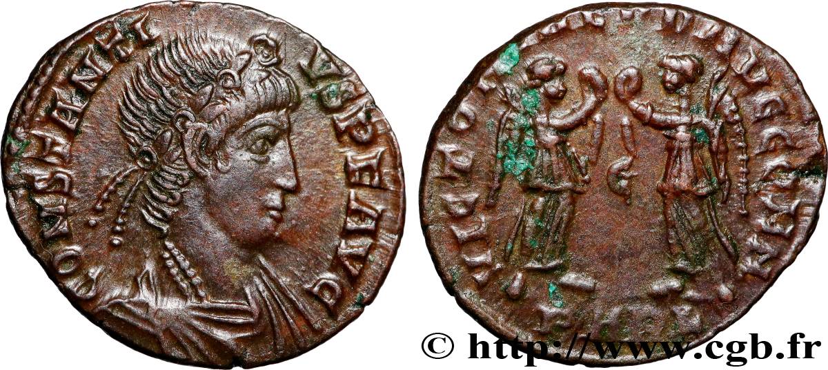 CONSTANTIUS II Centenionalis ou nummus fST/VZ