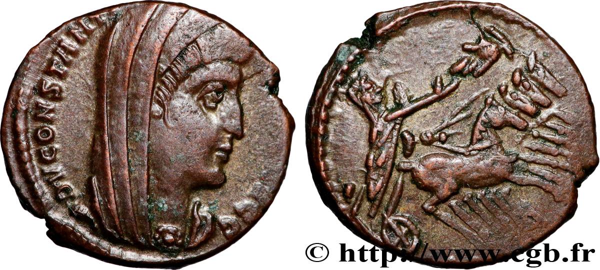 CONSTANTINE I THE GREAT Centenionalis ou nummus AU