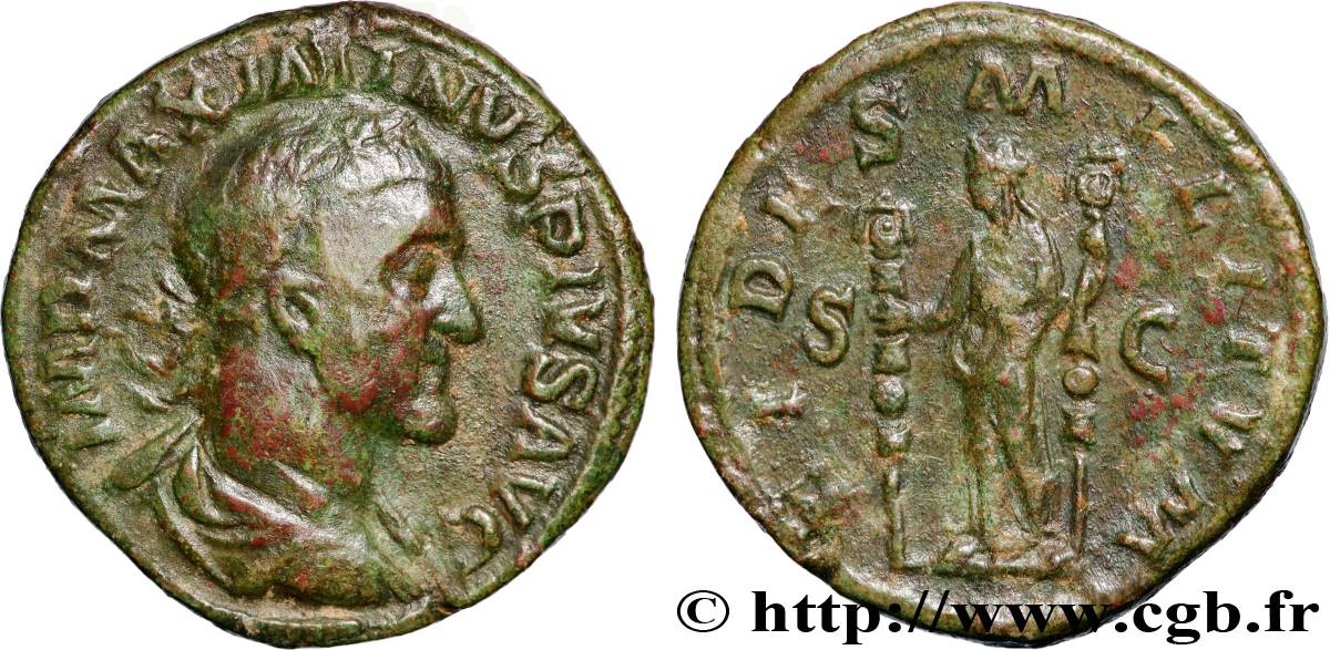 MAXIMINUS I Sesterce VF/XF