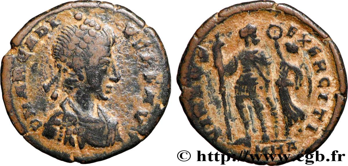 ARCADIUS Nummus (PB, Æ 3) TTB/TB+