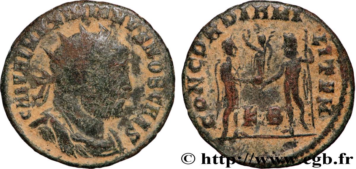 GALERIUS Pseudo-aurelianus ou néo-aurelianus VF