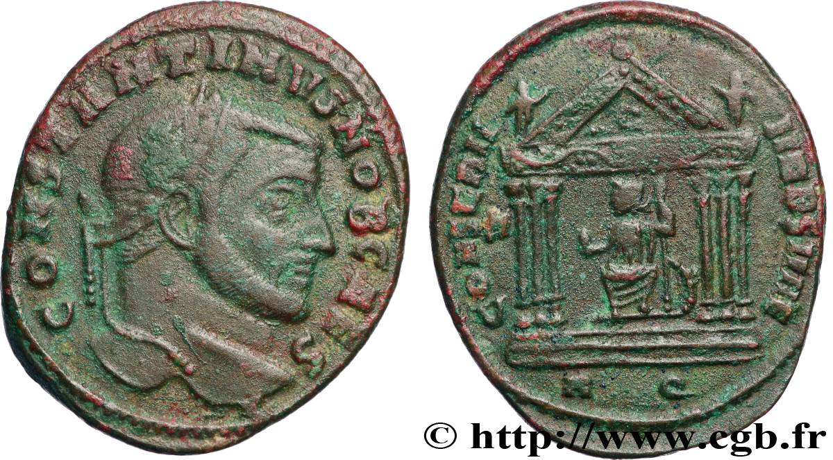 CONSTANTINE I THE GREAT Follis ou nummus AU/XF