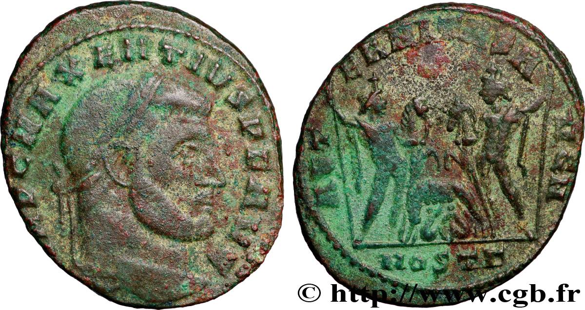 MAXENTIUS Follis ou nummus XF