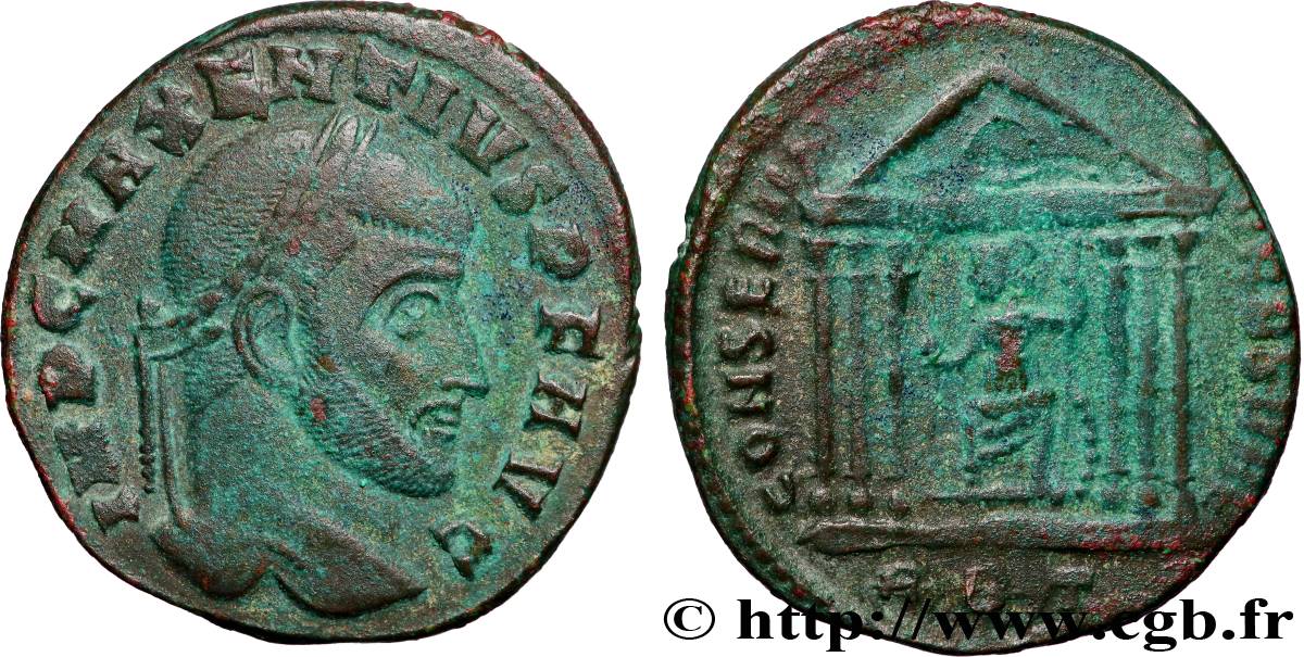 MAXENTIUS Follis ou nummus AU/XF