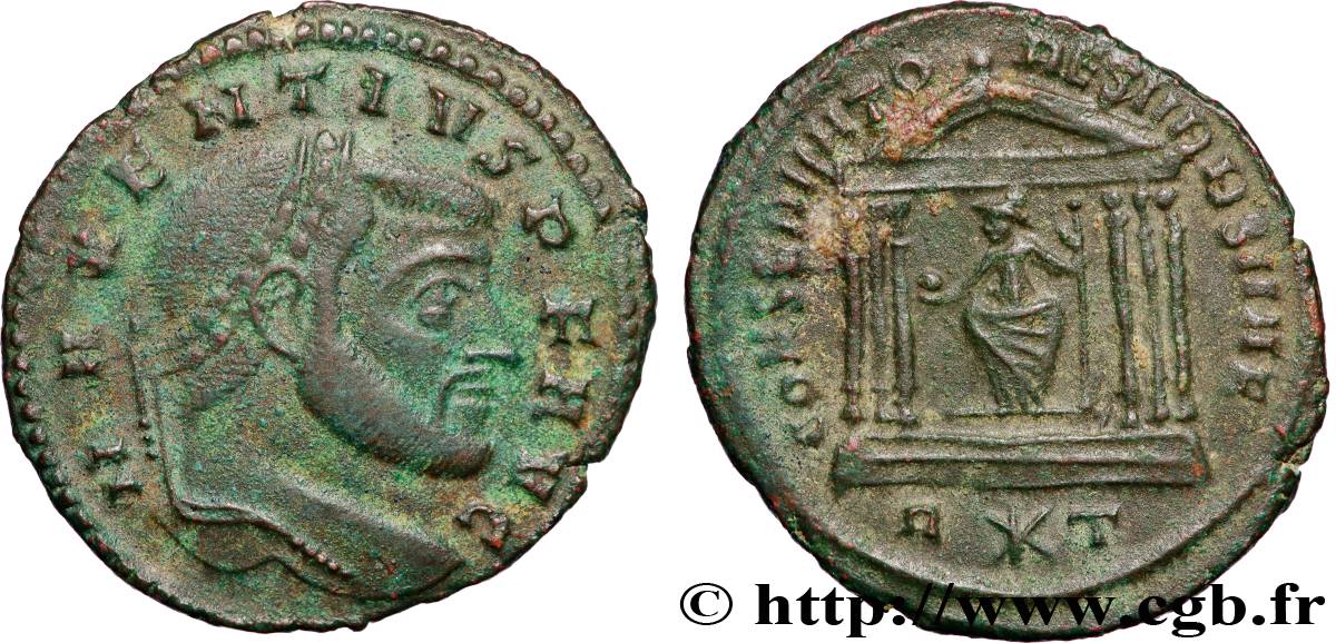 MAXENTIUS Follis ou nummus AU