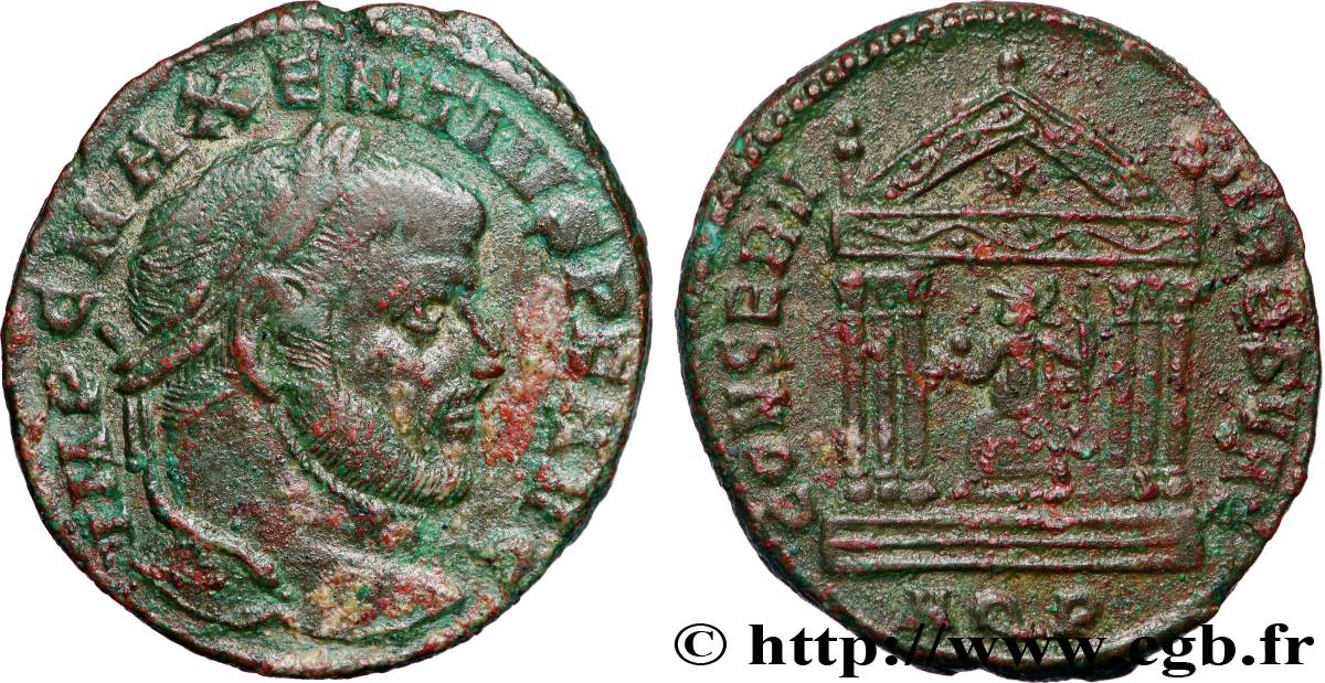 MAXENTIUS Follis ou nummus XF