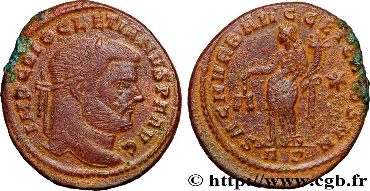 DIOCLETIAN Follis ou nummus XF