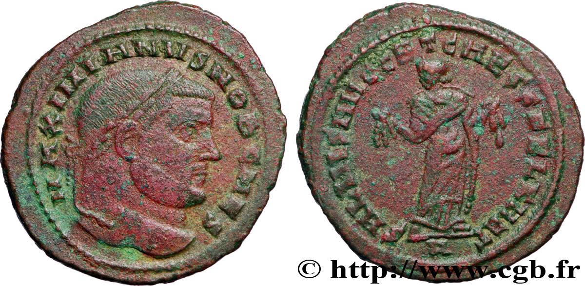 GALERIUS Follis ou nummus XF