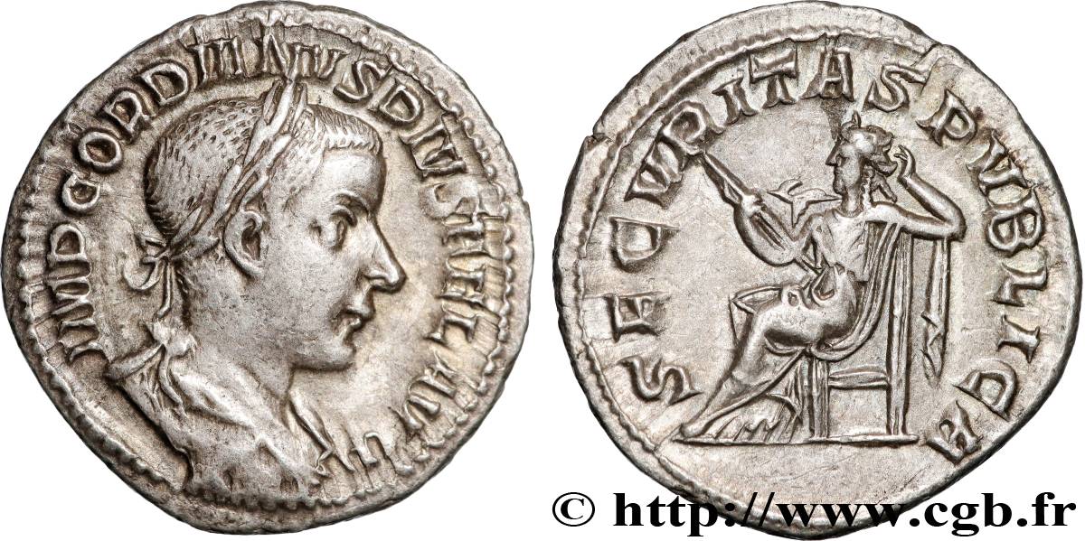 GORDIAN III Denier AU