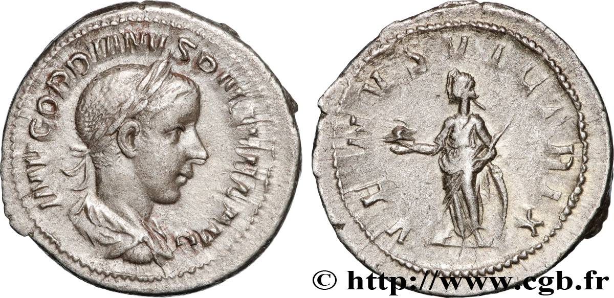 GORDIAN III Denier AU