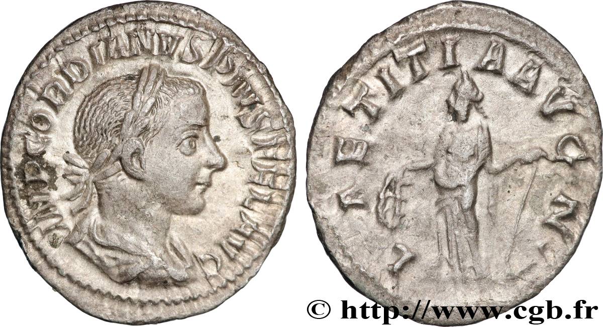 GORDIANUS III Denier fVZ/SS