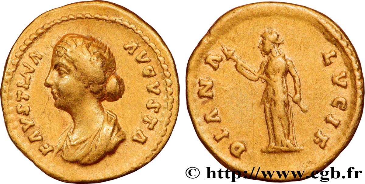 FAUSTINA DAUGHTER Aureus AU