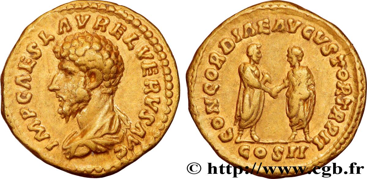 LUCIUS VERUS Aureus AU