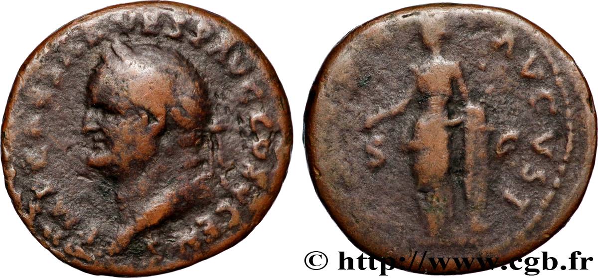 VESPASIAN As XF/VF