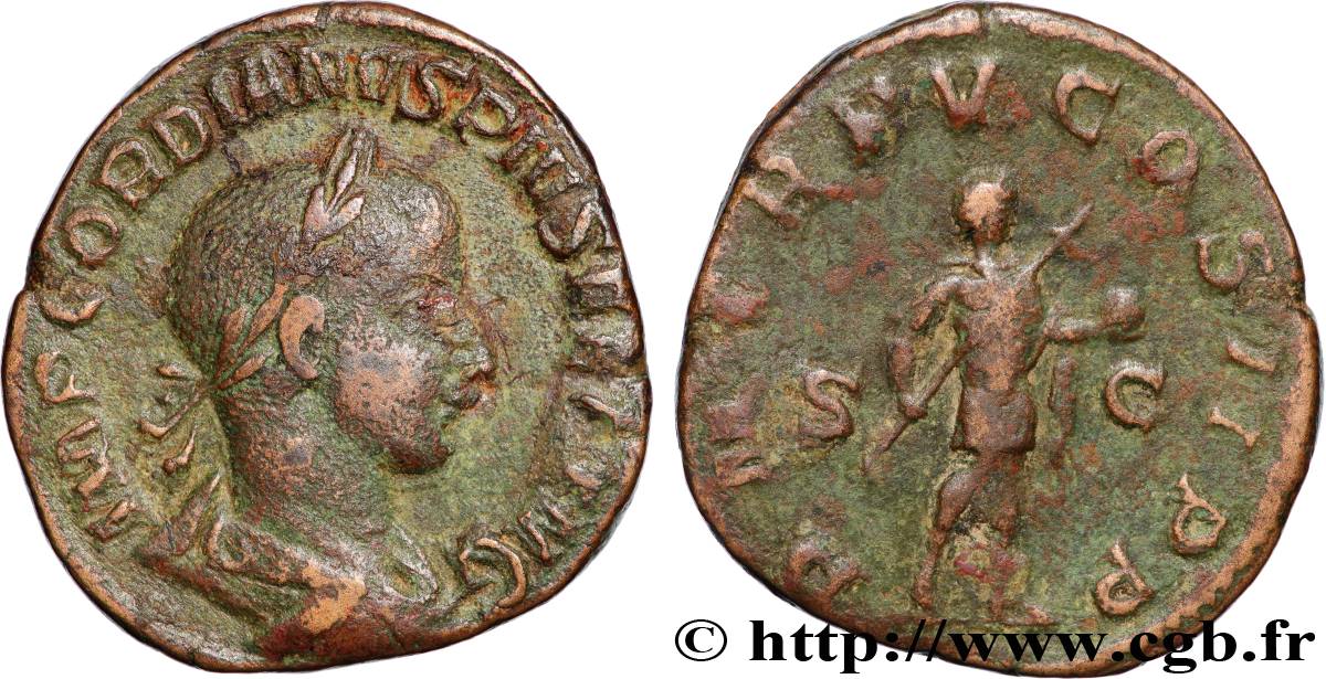 GORDIAN III Sesterce XF/VF