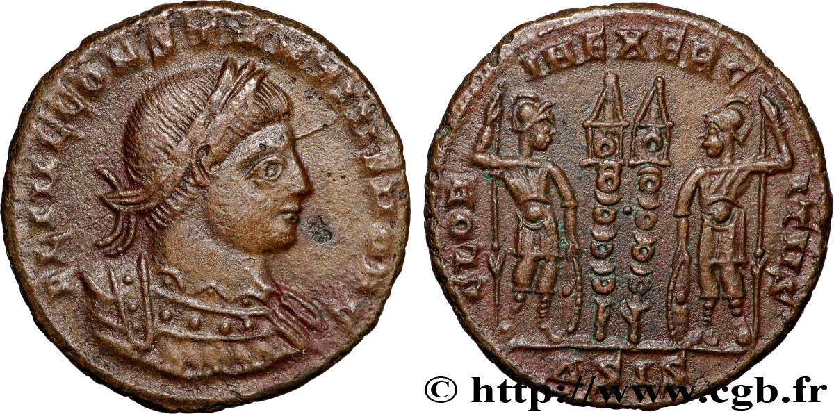 CONSTANTIUS II Centenionalis ou nummus AU