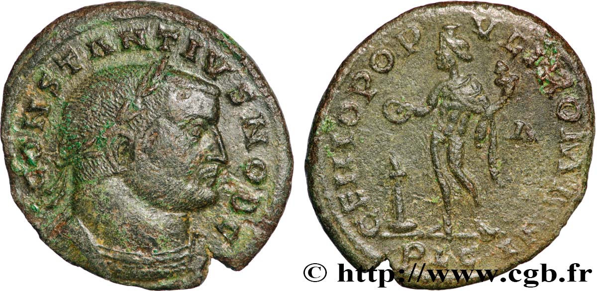 CONSTANTIUS I Follis ou nummus XF