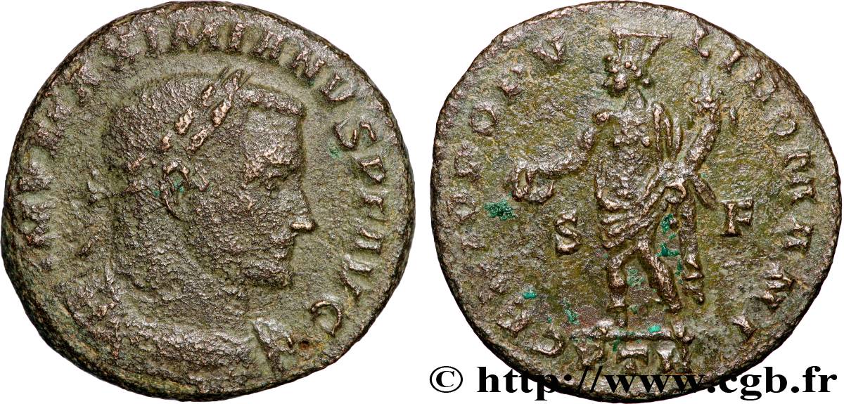 MAXIMIANUS HERCULIUS Follis ou nummus VF/XF