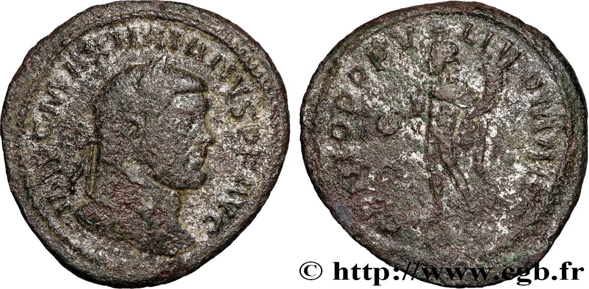 MAXIMIEN HERCULE Follis ou nummus TB+