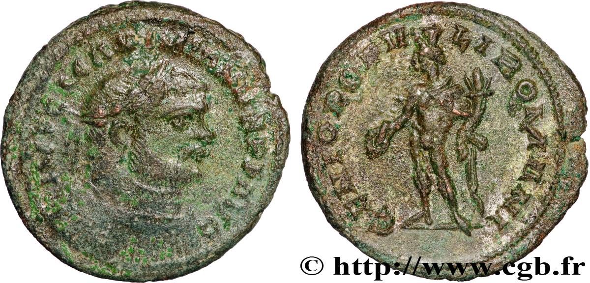 MAXIMIANUS HERCULIUS Follis ou nummus XF