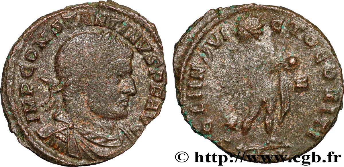 CONSTANTINE I THE GREAT Follis ou nummus AU/XF