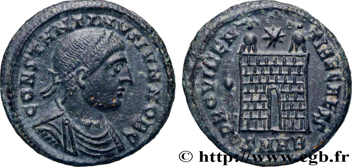 CONSTANTINE II Centenionalis ou nummus AU