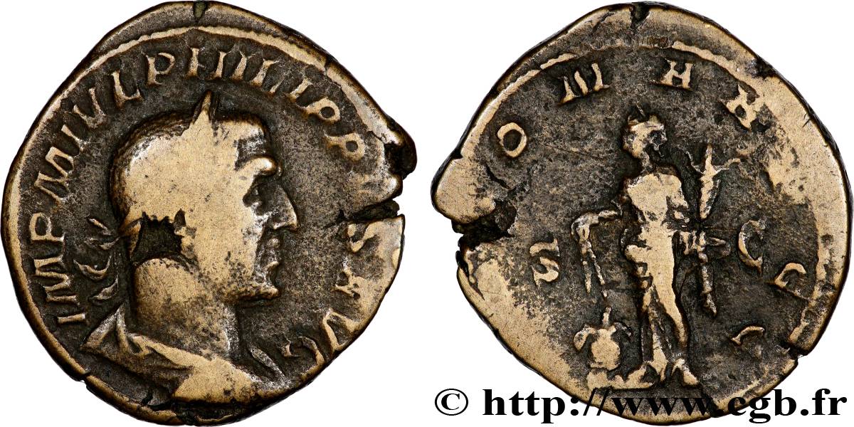 PHILIPPUS Sesterce VF
