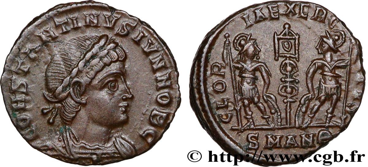 CONSTANTIN II Centenionalis ou nummus SPL