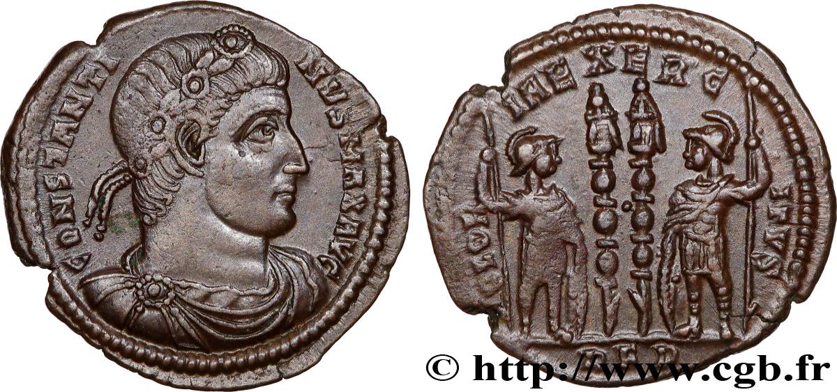 CONSTANTIN Ier LE GRAND Centenionalis ou nummus SUP