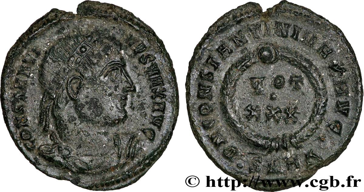 CONSTANTINE I THE GREAT Centenionalis ou nummus XF