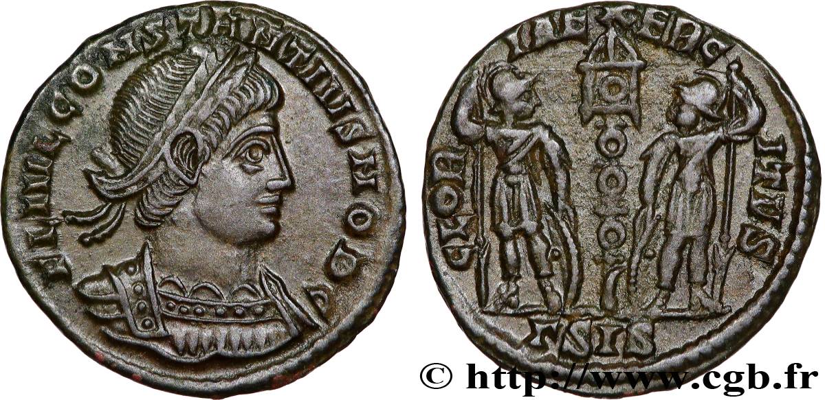 CONSTANCE II Centenionalis ou nummus SUP