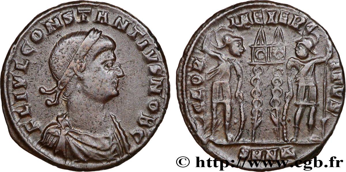 CONSTANTIUS II Centenionalis ou nummus fVZ