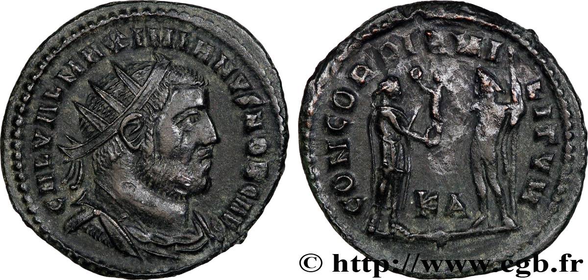 GALERIO Pseudo-aurelianus ou néo-aurelianus q.SPL