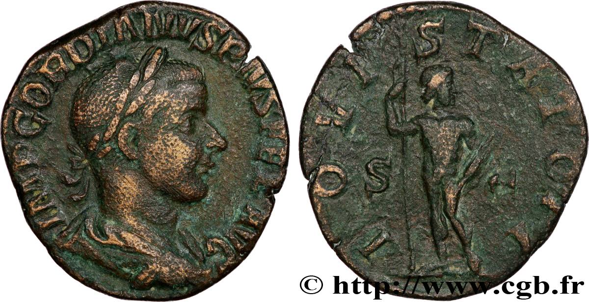 GORDIAN III Sesterce VF