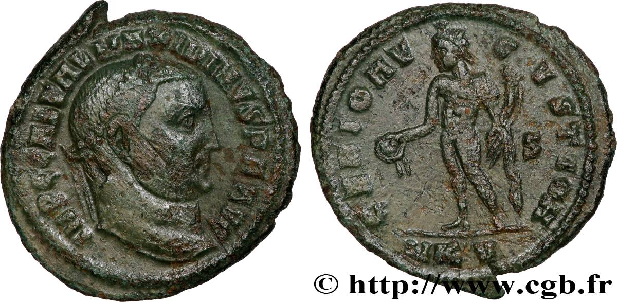 MAXIMINUS II  Follis ou nummus AU