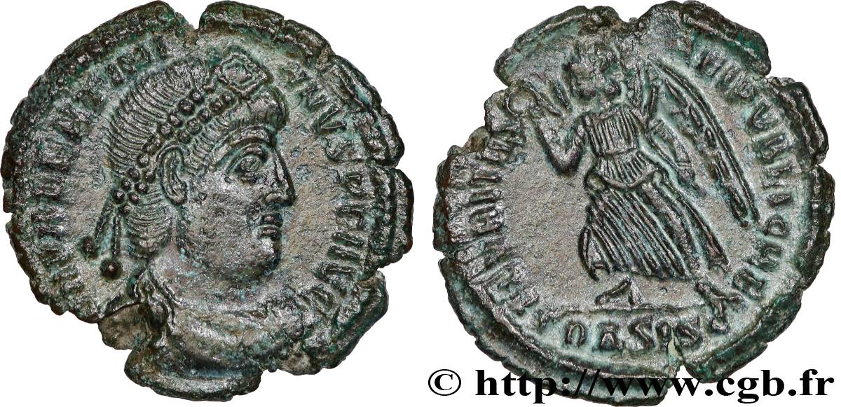 VALENTINIAN I Nummus, (PB, Æ 3) AU