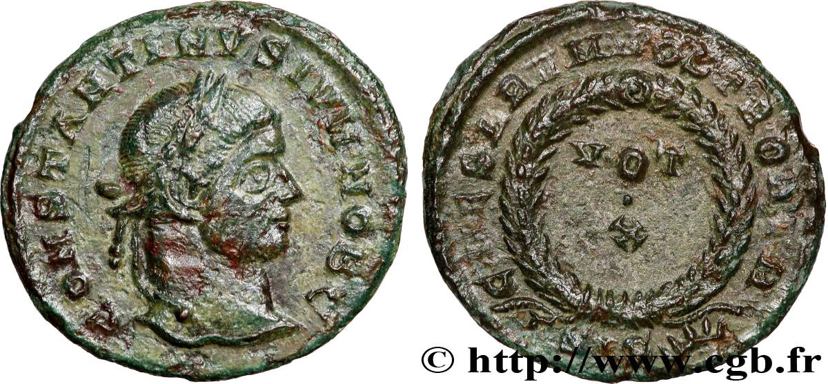 CONSTANTINE II Centenionalis ou nummus AU