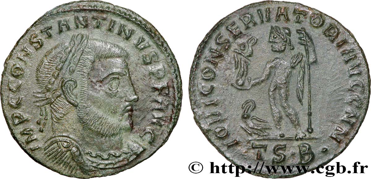 CONSTANTIN Ier LE GRAND Follis ou nummus TTB+