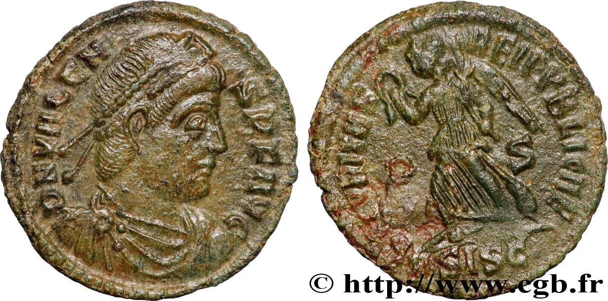 VALENS Nummus, (PB, Æ 3) TTB+
