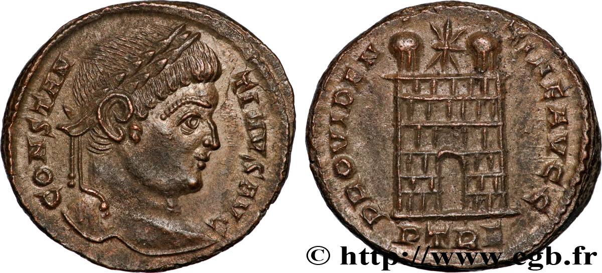CONSTANTINO I EL MAGNO Centenionalis ou nummus SC