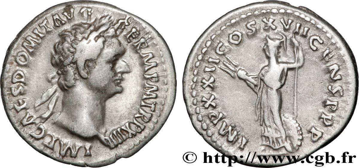 DOMITIANUS Denier AU