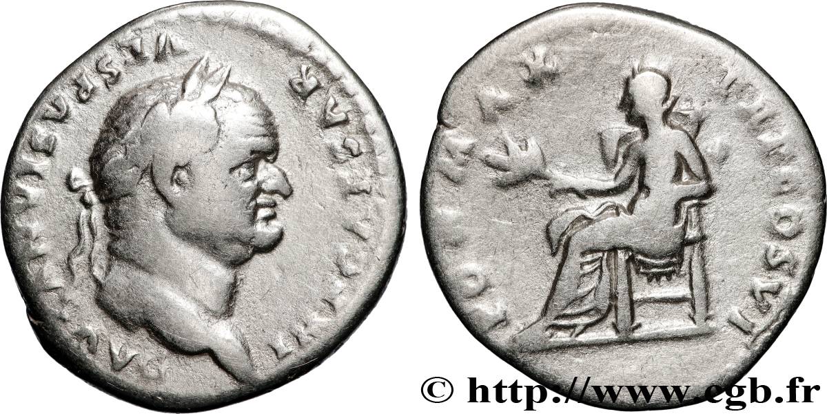 VESPASIAN Denier XF