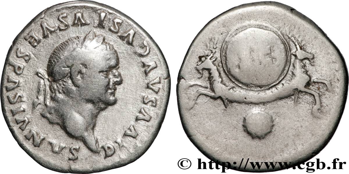 DIVUS VESPASIAN Denier AU/VF