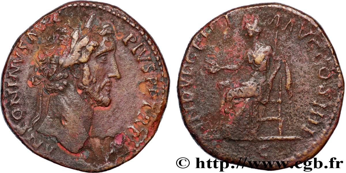 ANTONINUS PIUS Sesterce XF/VF