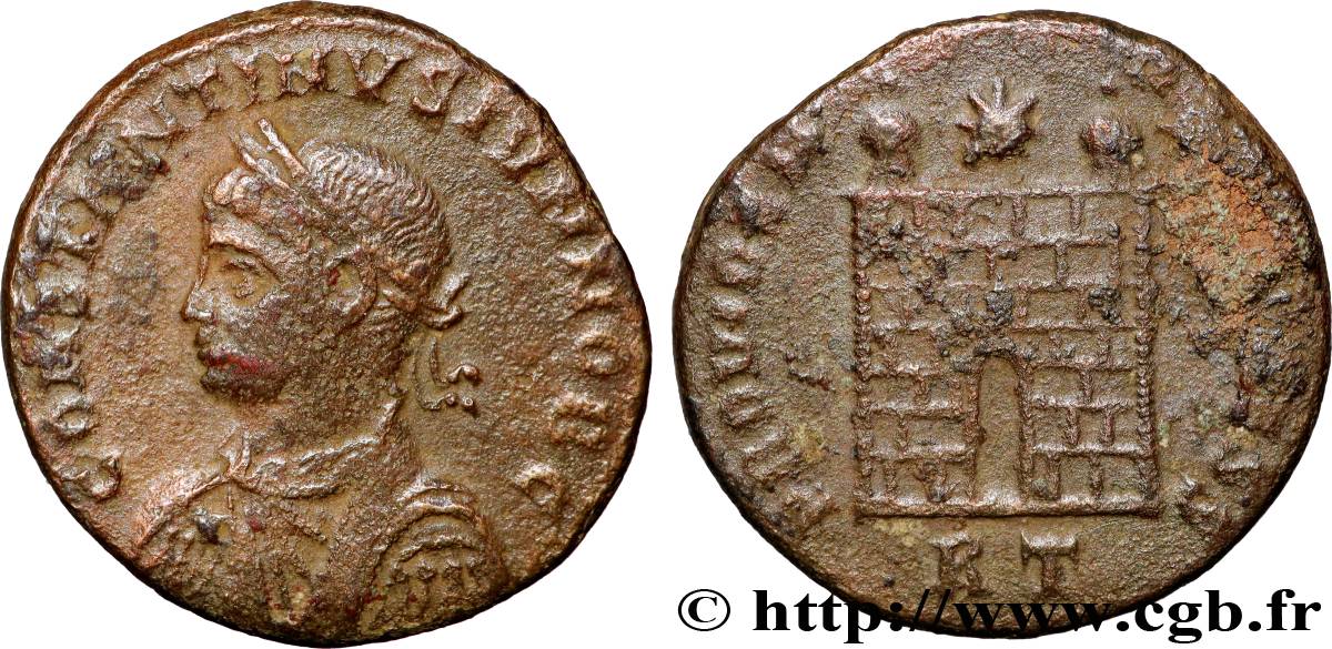 CONSTANTINE II Centenionalis ou nummus XF