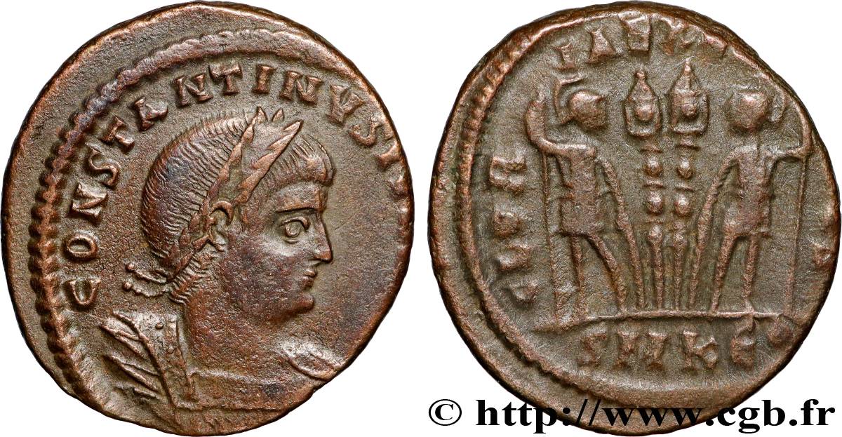 CONSTANTIN II Centenionalis ou nummus TTB+/TTB