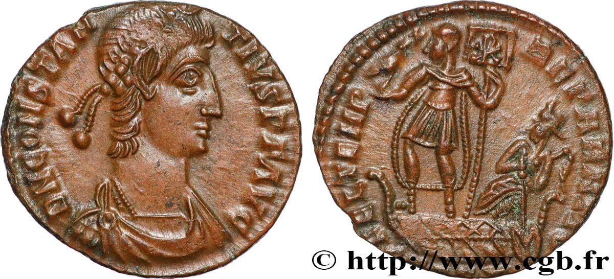 CONSTANTIUS II Demi-maiorina AU