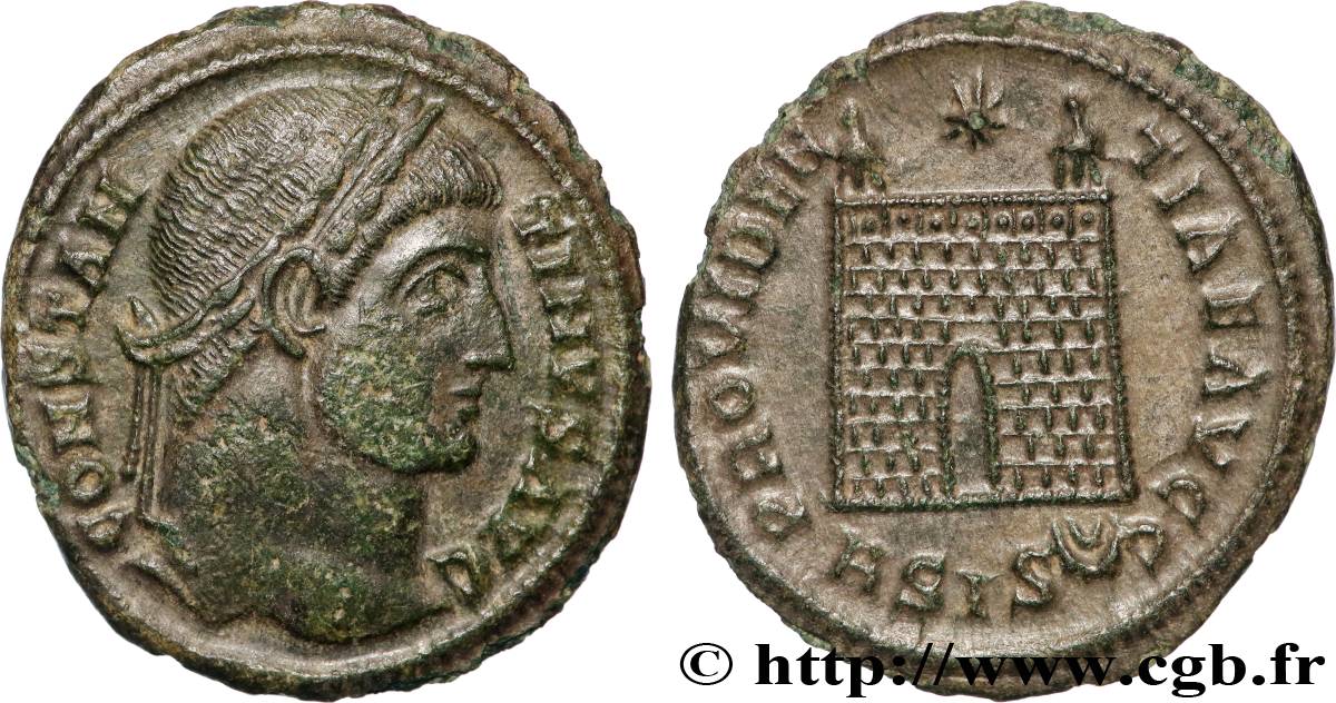 CONSTANTINE I THE GREAT Centenionalis ou nummus AU/AU