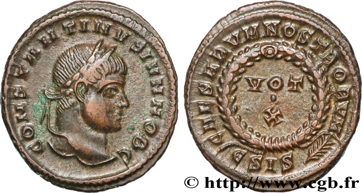 CONSTANTINE II Centenionalis ou nummus AU/MS