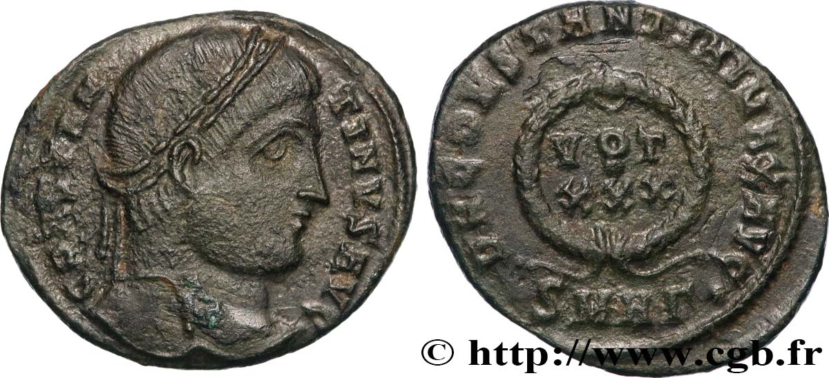 CONSTANTINE I THE GREAT Centenionalis ou nummus XF